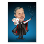 Bild von   erstellung karikatur zaubererjpg | fotogeschenkideende 🎀 Geschenke mit eigenem Foto Motiv o Text