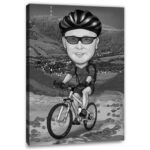 Bild von   erstellung karikatur sportlichjpg | fotogeschenkideende 🎀 Geschenke mit eigenem Foto Motiv o Text