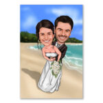 Bild von   erstellung karikatur hochzeitsjpg | fotogeschenkideende 🎀 Geschenke mit eigenem Foto Motiv o Text