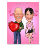 Bild von   erstellung karikatur glcklichejpg | fotogeschenkideende 🎀 Geschenke mit eigenem Foto Motiv o Text