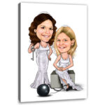 Bild von   erstellung karikatur angekettejpg | fotogeschenkideende 🎀 Geschenke mit eigenem Foto Motiv o Text