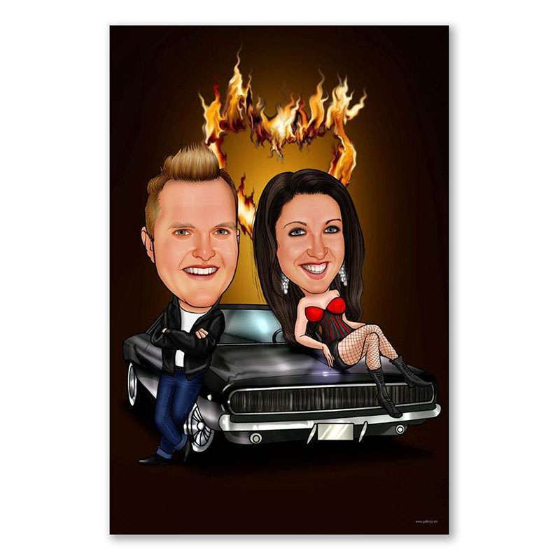 Bild von   erstellung karikatur heisses hjpg | fotogeschenkideende 🎀 Geschenke mit eigenem Foto Motiv o Text