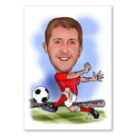Bild von   erstellung karikatur fussballjpg | fotogeschenkideende 🎀 Geschenke mit eigenem Foto Motiv o Text