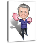 Bild von   erstellung karikatur boxerinjpg | fotogeschenkideende 🎀 Geschenke mit eigenem Foto Motiv o Text