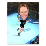 Bild von   erstellung karikatur handballjpg | fotogeschenkideende 🎀 Geschenke mit eigenem Foto Motiv o Text