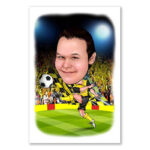 Bild von   erstellung karikatur fussballjpg | fotogeschenkideende 🎀 Geschenke mit eigenem Foto Motiv o Text