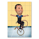 Bild von   erstellung karikatur rad kunstjpg | fotogeschenkideende 🎀 Geschenke mit eigenem Foto Motiv o Text
