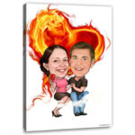 Bild von   erstellung karikatur hochzeitsjpg | fotogeschenkideende 🎀 Geschenke mit eigenem Foto Motiv o Text