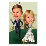 Bild von   erstellung karikatur hochzeitjpg | fotogeschenkideende 🎀 Geschenke mit eigenem Foto Motiv o Text