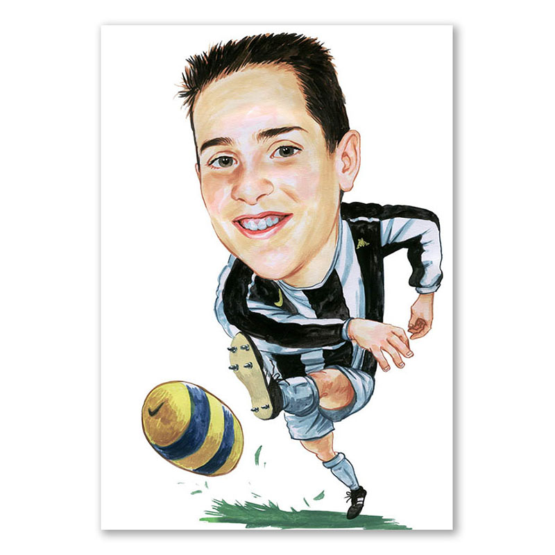 Bild von   erstellung karikatur footballjpg | fotogeschenkideende 🎀 Geschenke mit eigenem Foto Motiv o Text