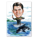 Bild von   erstellung karikatur angler mijpg | fotogeschenkideende 🎀 Geschenke mit eigenem Foto Motiv o Text