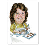 Bild von   erstellung karikatur frau mitjpg | fotogeschenkideende 🎀 Geschenke mit eigenem Foto Motiv o Text