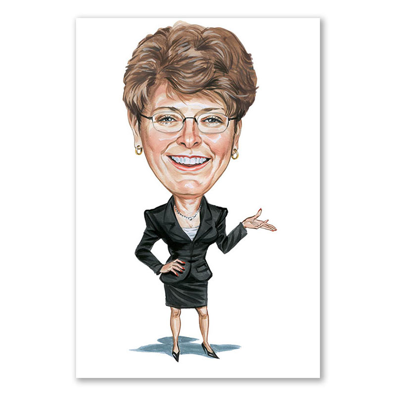 Bild von   erstellung karikatur lady im bjpg | fotogeschenkideende 🎀 Geschenke mit eigenem Foto Motiv o Text