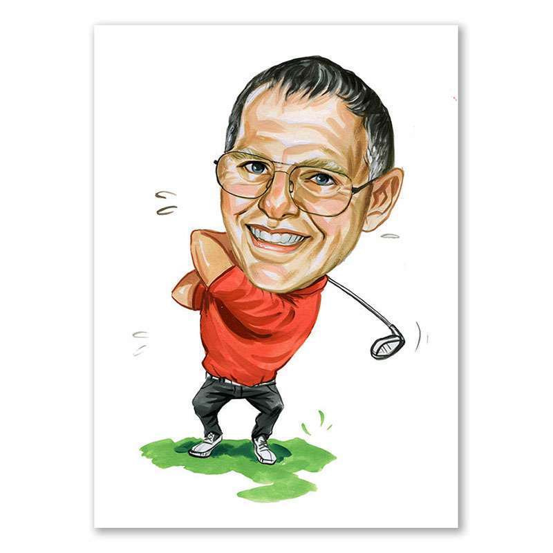 Bild von   erstellung karikatur schwungvojpg | fotogeschenkideende 🎀 Geschenke mit eigenem Foto Motiv o Text