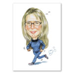 Bild von   erstellung karikatur frau in bjpg | fotogeschenkideende 🎀 Geschenke mit eigenem Foto Motiv o Text