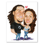 Bild von   erstellung karikatur liebespaajpg | fotogeschenkideende 🎀 Geschenke mit eigenem Foto Motiv o Text