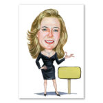 Bild von   erstellung karikatur frau nebejpg | fotogeschenkideende 🎀 Geschenke mit eigenem Foto Motiv o Text
