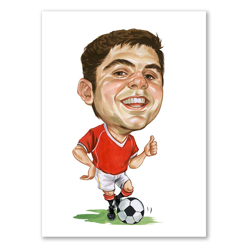 Bild von   erstellung karikatur ich kickjpg | fotogeschenkideende 🎀 Geschenke mit eigenem Foto Motiv o Text