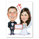 Bild von   erstellung karikatur wir heirajpg | fotogeschenkideende 🎀 Geschenke mit eigenem Foto Motiv o Text
