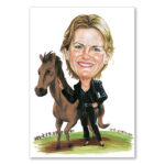 Bild von   erstellung karikatur pferdefrejpg | fotogeschenkideende 🎀 Geschenke mit eigenem Foto Motiv o Text