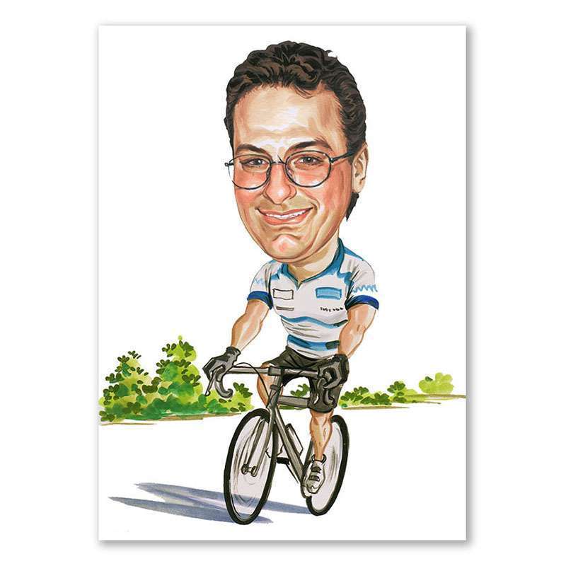 Bild von   erstellung karikatur sportlichjpg | fotogeschenkideende 🎀 Geschenke mit eigenem Foto Motiv o Text