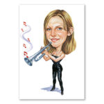 Bild von   erstellung karikatur trompeterjpg | fotogeschenkideende 🎀 Geschenke mit eigenem Foto Motiv o Text