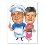 Bild von   erstellung karikatur kche ausjpg | fotogeschenkideende 🎀 Geschenke mit eigenem Foto Motiv o Text