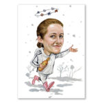 Bild von   erstellung karikatur spaziergajpg | fotogeschenkideende 🎀 Geschenke mit eigenem Foto Motiv o Text