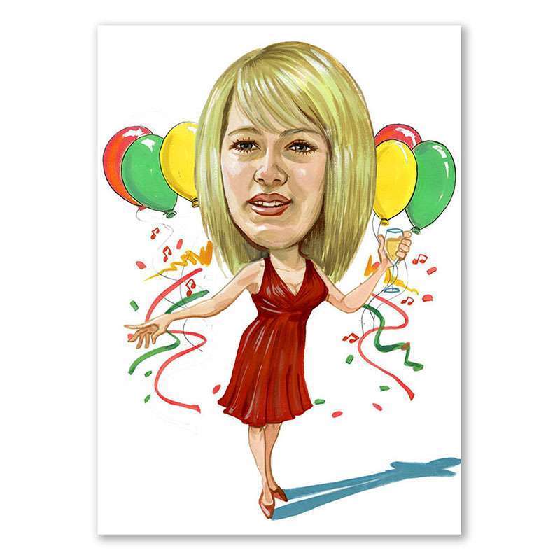 Bild von   erstellung karikatur party quejpg | fotogeschenkideende 🎀 Geschenke mit eigenem Foto Motiv o Text