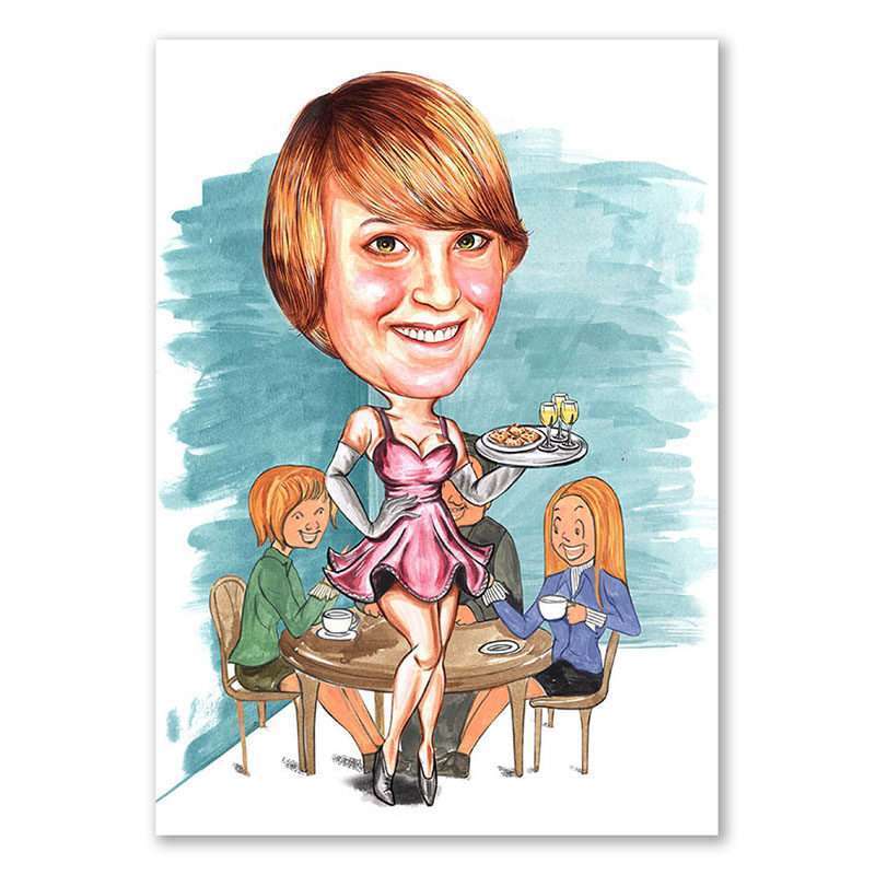 Bild von   erstellung karikatur weinkennejpg | fotogeschenkideende 🎀 Geschenke mit eigenem Foto Motiv o Text