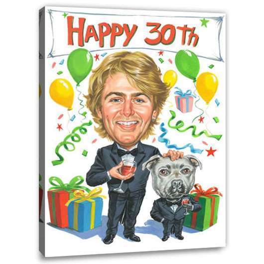 Bild von   erstellung karikatur geburtstajpg | fotogeschenkideende 🎀 Geschenke mit eigenem Foto Motiv o Text