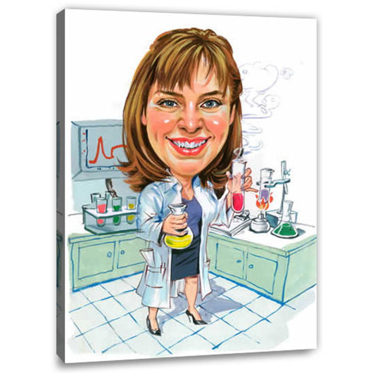 Bild von   erstellung karikatur chemie cjpg | fotogeschenkideende 🎀 Geschenke mit eigenem Foto Motiv o Text