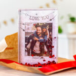Bild von   schuettelrahmen mit glitzerherjpg | fotogeschenkideende 🎀 Geschenke mit eigenem Foto Motiv o Text