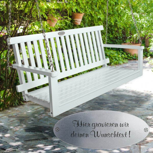 🖉 Bild von 139610-1-haengebank-mit-wunschgravur.jpg | fotogeschenkideen.de 🎀 Geschenke mit eigenem Foto, Motiv o. Text