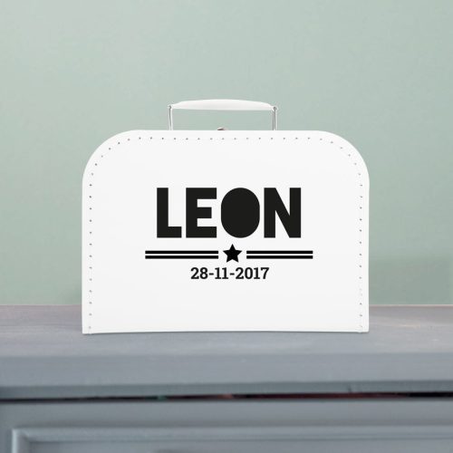 Kinderkoffer - Weiß - mittelgroß