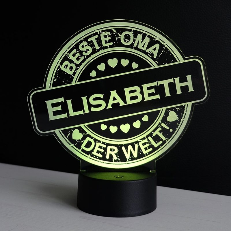 Bild von   led deko licht beste oma mit njpg | fotogeschenkideende 🎀 Geschenke mit eigenem Foto Motiv o Text