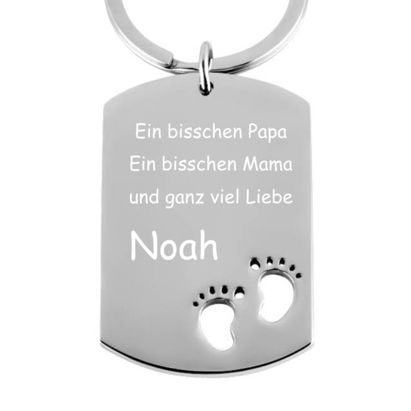 Bild von   edelstahl schluesselanhaengerjpg | fotogeschenkideende 🎀 Geschenke mit eigenem Foto Motiv o Text