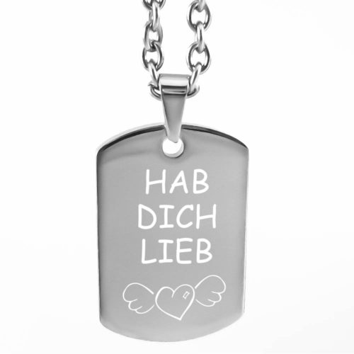 Anhänger mit Gravur DogTag Blade