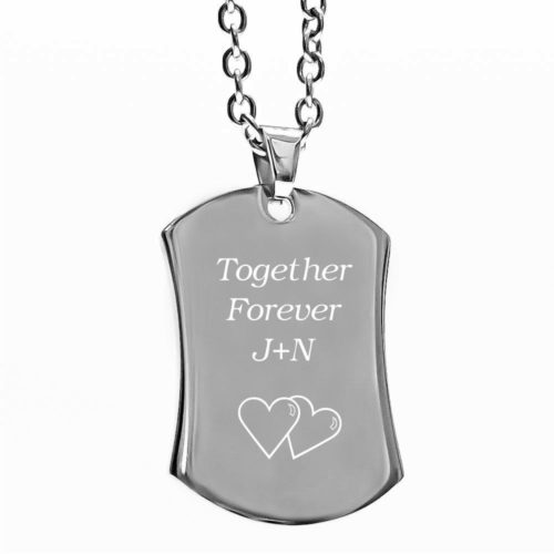 Anhänger mit Gravur Flush