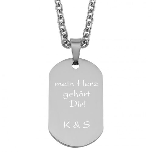 Anhänger mit Gravur Shallow