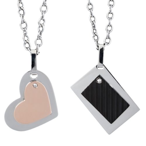 Partner-Anhänger mit Gravur No 3