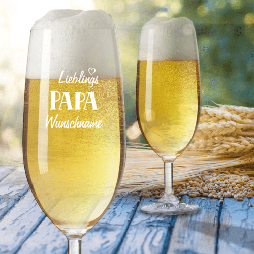 Bierglas Leonardo mit Gravur - Lieblings-Papa