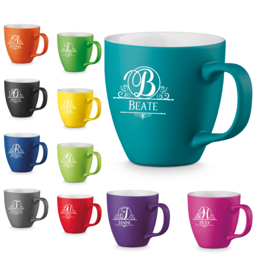 Kaffeetasse Teetasse mit Deinem Monogramm
