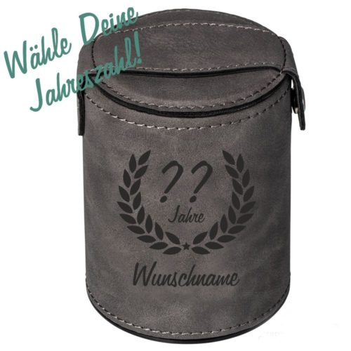 Personalisierter Würfelbecher zum Geburtstag - Dein Wunschjahr