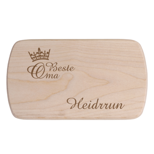 Frühstücksbrettchen mit Gravur - Beste Oma