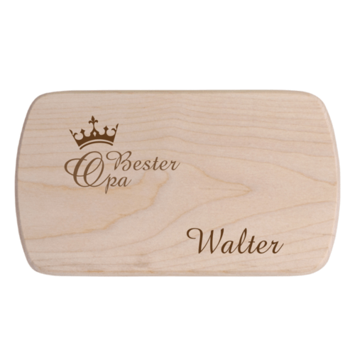 Frühstücksbrettchen mit Gravur - Bester Opa