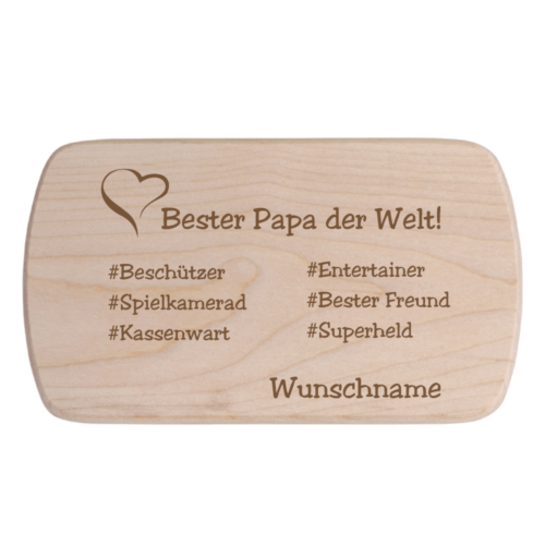 Frühstücksbrettchen Bester Papa #