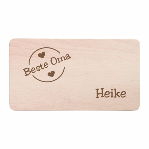 Personalisiertes Frühstücksbrettchen Beste Oma