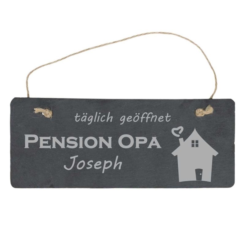 Bild von   tuerschild aus schiefer mit dejpg | fotogeschenkideende 🎀 Geschenke mit eigenem Foto Motiv o Text