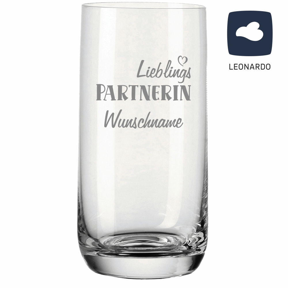Bild von   trinkglas von leonardo mit grapng | fotogeschenkideende 🎀 Geschenke mit eigenem Foto Motiv o Text